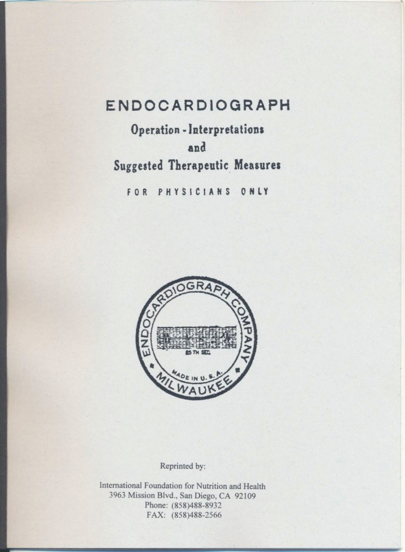 Endocardiograph operation interpretation ifnh