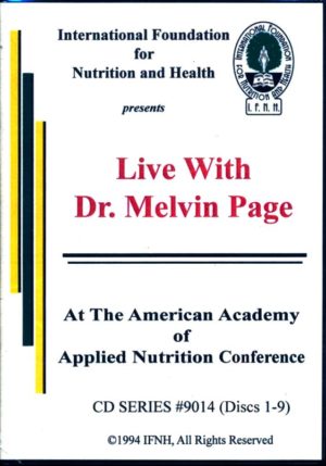 Live w Dr Melvin Page Book cover