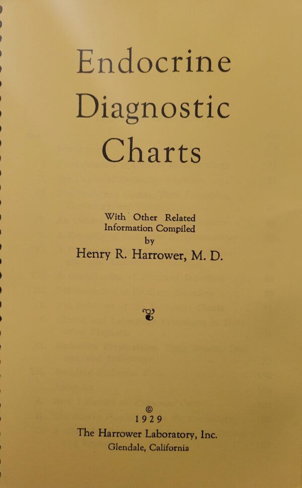 Endocrine Diagnostic Charts cover