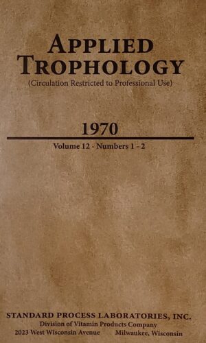 Applied Trophology book cover in 1970